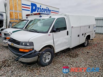 2021 CHEVROLET EXPRESS UTILITY / SERVICE TRUCK 1GB0GRF73M1307851 - główne zdjęcie licytacji z USA - miniatura