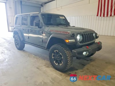 Czwarte zdjęcie samochodu z boku: 2024 JEEP WRANGLER RUBICON VIN:1C4PJXFN3RW119999 - miniatura