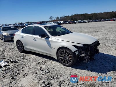 Czwarte zdjęcie samochodu z boku: 2018 INFINITI Q50 RED SPORT 400 VIN:JN1FV7AP4JM460873 - miniatura
