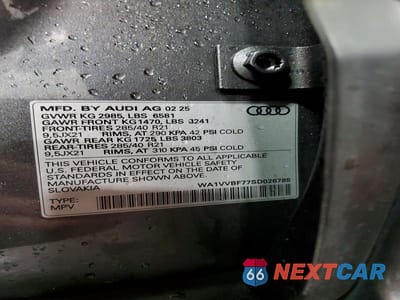 Zdjęcie 13 z 13 samochodu: 2025 AUDI Q7 PRESTIGE VIN:WA1VVBF77SD026785 - miniatura