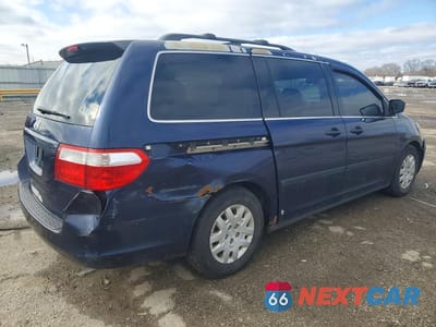Trzecie zdjęcie samochodu z tyłu: 2005 HONDA ODYSSEY LX VIN:5FNRL38265B072285 - miniatura