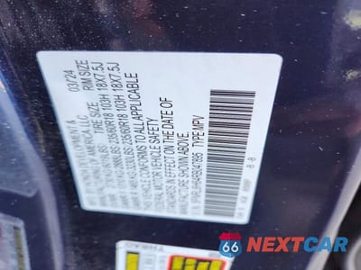 Zdjęcie 13 z 13 samochodu: 2024 HONDA ODYSSEY EXL VIN:5FNRL6H64RB047895 - miniatura