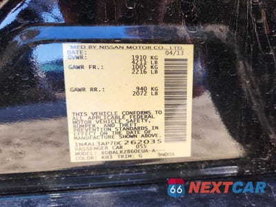Zdjęcie 12 z 12 samochodu: 2013 NISSAN ALTIMA 2.5 VIN:1N4AL3AP7DC262035 - miniatura