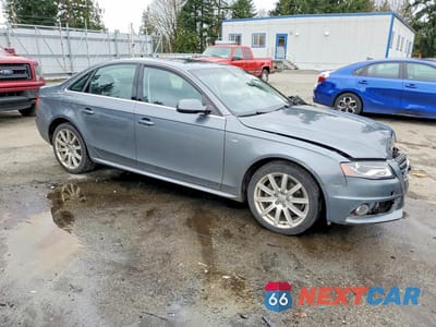 Czwarte zdjęcie samochodu z boku: 2012 AUDI A4 PREMIUM PLUS VIN:WAUFFAFL2CA115033 - miniatura