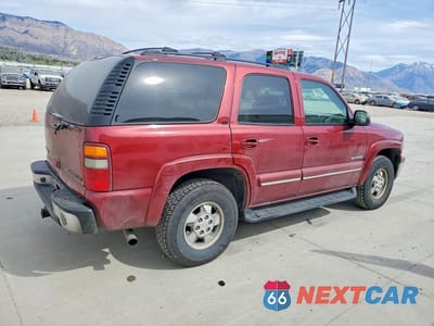 Trzecie zdjęcie samochodu z tyłu: 2002 CHEVROLET TAHOE K1500 VIN:1GNEK13Z92J343653 - miniatura