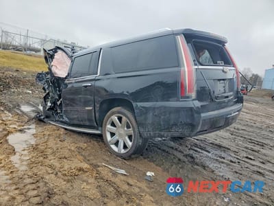 Drugie zdjęcie samochodu z przodu: 2019 CADILLAC ESCALADE ESV LUXURY VIN:1GYS4HKJ7KR139343 - miniatura