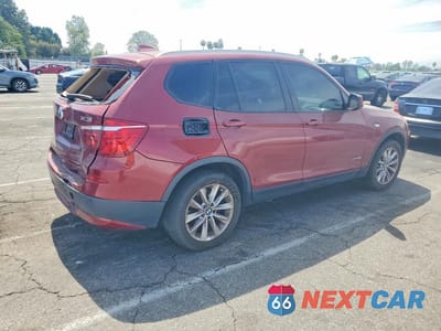 Trzecie zdjęcie samochodu z tyłu: 2014 BMW X3 XDRIVE28I VIN:5UXWX9C56E0D30509 - miniatura
