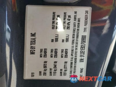 Zdjęcie 13 z 13 samochodu: 2020 TESLA MODEL 3 VIN:5YJ3E1EB2LF589900 - miniatura