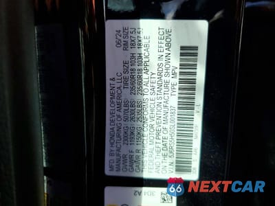 Zdjęcie 13 z 13 samochodu: 2025 HONDA CR-V SPORT VIN:5J6RS5H50SL001837 - miniatura