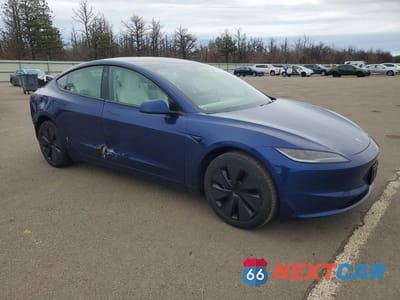 Czwarte zdjęcie samochodu z boku: 2024 TESLA MODEL 3 VIN:5YJ3E1EB2RF802238 - miniatura