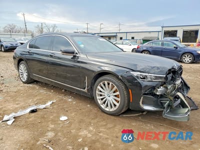 Czwarte zdjęcie samochodu z boku: 2022 BMW 740LI XDRIVE VIN:WBA7T4C05NCH98171 - miniatura