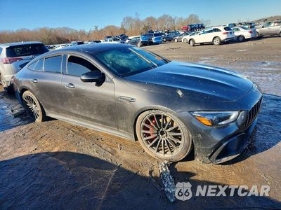 Czwarte zdjęcie samochodu z boku: 2019 MERCEDES-BENZ AMG GT 63 VIN:WDD7X8JB1KA005252 - miniatura