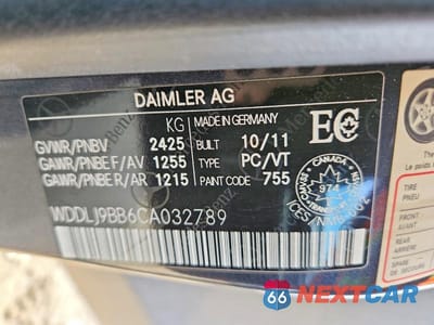 Zdjęcie 13 z 13 samochodu: 2012 MERCEDES-BENZ CLS 550 4MATIC VIN:WDDLJ9BB6CA032789 - miniatura