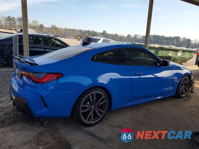 Trzecie zdjęcie samochodu z tyłu: 2021 BMW M440XI VIN:WBA13AR05MCG55313 - miniatura