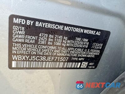 Zdjęcie 10 z 12 samochodu: 2018 BMW X2 XDRIVE28I VIN:WBXYJ5C38JEF71507 - miniatura