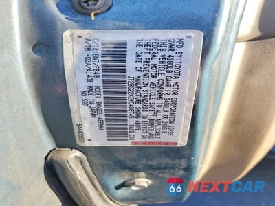Zdjęcie 12 z 12 samochodu: 2000 TOYOTA CAMRY LE VIN:JT2BG22K2Y0408745 - miniatura
