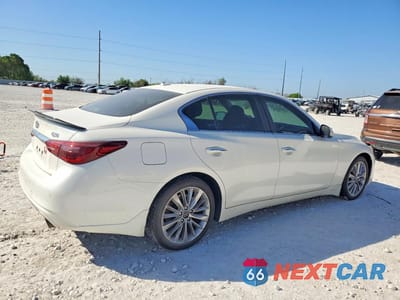 Trzecie zdjęcie samochodu z tyłu: 2021 INFINITI Q50 LUXE VIN:JN1EV7BP9MM703902 - miniatura