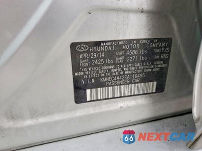 Zdjęcie 12 z 12 samochodu: 2014 HYUNDAI SONATA HYBRID BASE VIN:KMHEC4A42EA116495 - miniatura