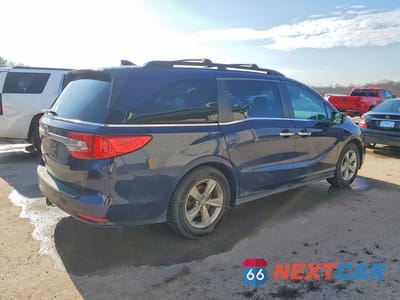 Trzecie zdjęcie samochodu z tyłu: 2019 HONDA ODYSSEY EXL VIN:5FNRL6H70KB082769 - miniatura