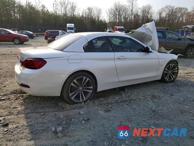 Trzecie zdjęcie samochodu z tyłu: 2020 BMW 430XI VIN:WBA4Z3C04L5N04723 - miniatura