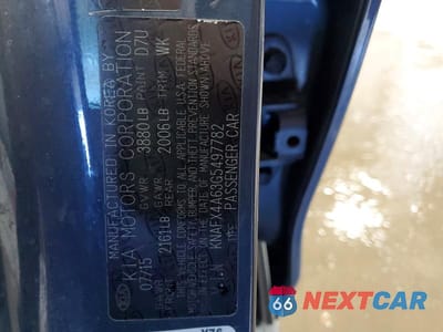 Zdjęcie 12 z 12 samochodu: 2016 KIA FORTE LX VIN:KNAFX4A63G5497782 - miniatura