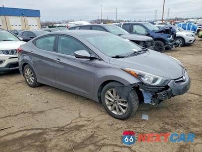 Czwarte zdjęcie samochodu z boku: 2014 HYUNDAI ELANTRA SE VIN:5NPDH4AE1EH495184 - miniatura