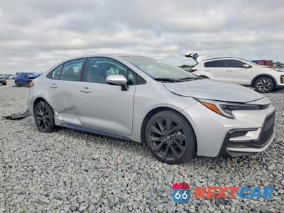 Czwarte zdjęcie samochodu z boku: 2024 TOYOTA COROLLA SE VIN:5YFP4MCE3RP170616 - miniatura