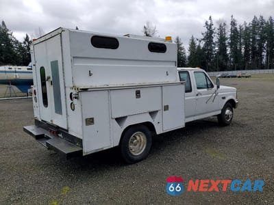 Trzecie zdjęcie samochodu z tyłu: 1995 FORD F350 VIN:1FDJX35G7SKB67613 - miniatura