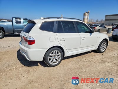 Trzecie zdjęcie samochodu z tyłu: 2007 BMW X3 3.0SI VIN:WBXPC93477WJ01653 - miniatura