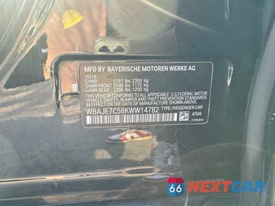 Zdjęcie 10 z 11 samochodu: 2019 BMW 540 XI VIN:WBAJE7C58KWW14782 - miniatura