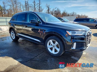 Czwarte zdjęcie samochodu z boku: 2023 AUDI Q7 PREMIUM PLUS VIN:WA1LCBF7XPD008334 - miniatura