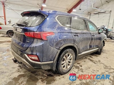 Trzecie zdjęcie samochodu z tyłu: 2020 HYUNDAI SANTA FE SEL VIN:5NMS3CAD0LH157325 - miniatura