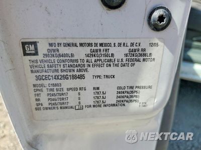 Zdjęcie 12 z 12 samochodu: 2006 CHEVROLET SILVERADO C1500 VIN:3GCEC14X26G188485 - miniatura