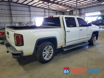 Trzecie zdjęcie samochodu z tyłu: 2018 GMC SIERRA K1500 SLT VIN:3GTU2NEC9JG474487 - miniatura