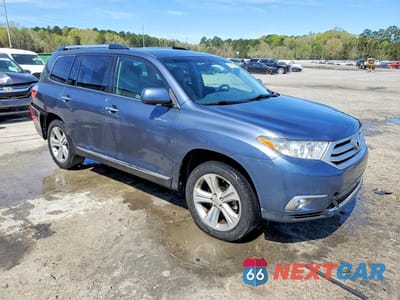 Czwarte zdjęcie samochodu z boku: 2012 TOYOTA HIGHLANDER LIMITED VIN:5TDYK3EH0CS062318 - miniatura