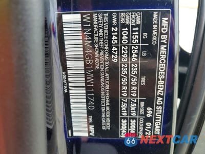 Zdjęcie 14 z 14 samochodu: 2021 MERCEDES-BENZ GLB 250 VIN:W1N4M4GB1MW111740 - miniatura
