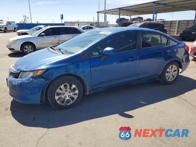 2012 HONDA CIVIC LX 2HGFB2F52CH507261 - główne zdjęcie licytacji z USA - miniatura