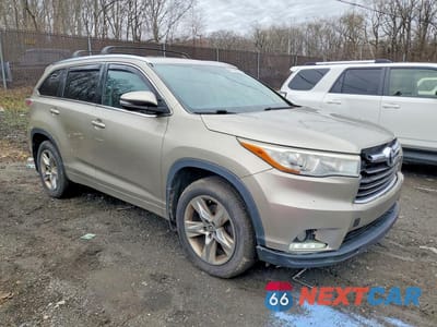 Czwarte zdjęcie samochodu z boku: 2016 TOYOTA HIGHLANDER LIMITED VIN:5TDDKRFH6GS300761 - miniatura