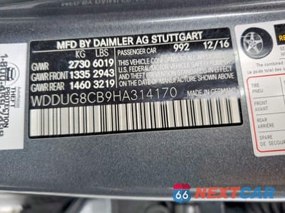 Zdjęcie 13 z 13 samochodu: 2017 MERCEDES-BENZ S 550 VIN:WDDUG8CB9HA314170 - miniatura