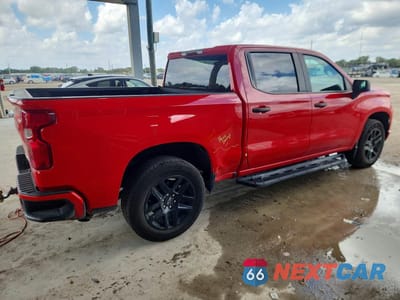 Trzecie zdjęcie samochodu z tyłu: 2022 CHEVROLET SILVERADO C1500 CUSTOM VIN:1GCPABEK1NZ587765 - miniatura