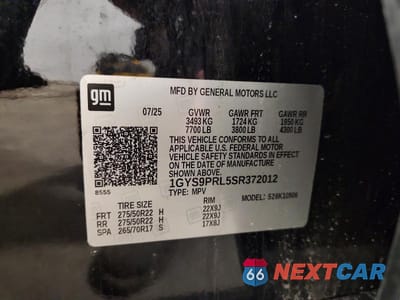 Zdjęcie 14 z 14 samochodu: 2025 CADILLAC ESCALADE ESV SPORT VIN:1GYS9PRL5SR372012 - miniatura