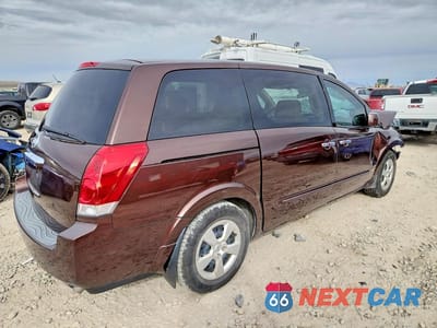Trzecie zdjęcie samochodu z tyłu: 2007 NISSAN QUEST 3.5 VIN:5N1BV28U77N120416 - miniatura
