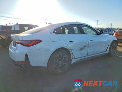 Trzecie zdjęcie samochodu z tyłu: 2024 BMW I4 EDRIVE 35 VIN:WBY43AW07RFS91983 - miniatura