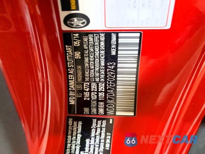 Zdjęcie 12 z 13 samochodu: 2014 MERCEDES-BENZ SL 550 VIN:WDDJK7DA7EF029743 - miniatura