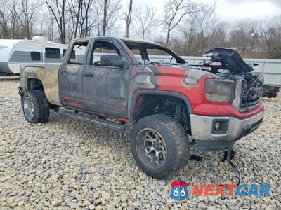 Czwarte zdjęcie samochodu z boku: 2015 GMC SIERRA K1500 SLE VIN:1GTV2UEC7FZ149827 - miniatura