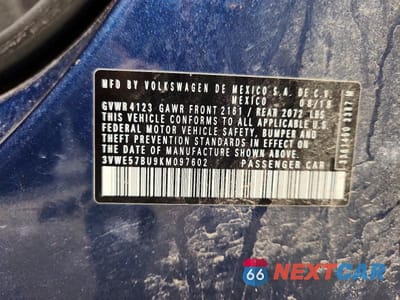 Zdjęcie 13 z 13 samochodu: 2019 VOLKSWAGEN JETTA SEL VIN:3VWE57BU9KM097602 - miniatura