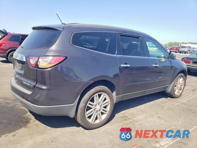 Trzecie zdjęcie samochodu z tyłu: 2014 CHEVROLET TRAVERSE LT VIN:1GNKRGKD5EJ153392 - miniatura