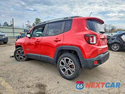 Drugie zdjęcie samochodu z przodu: 2016 JEEP RENEGADE LIMITED VIN:ZACCJBDT4GPC61257 - miniatura