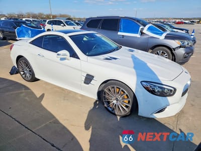 Czwarte zdjęcie samochodu z boku: 2019 MERCEDES-BENZ SL 450 VIN:WDDJK6GA2KF056866 - miniatura