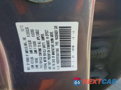 Zdjęcie 12 z 12 samochodu: 2014 HONDA ACCORD EXL VIN:1HGCR2F87EA070965 - miniatura